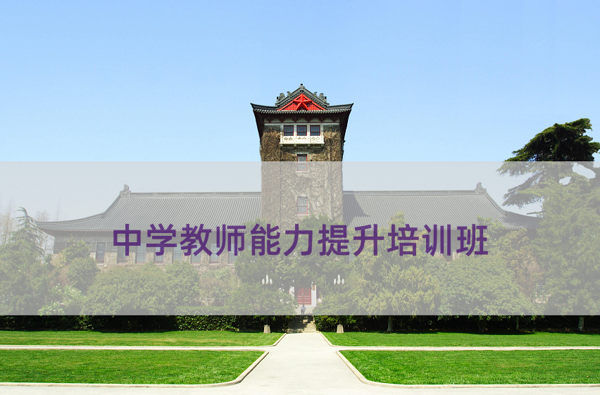 中学教师能力提升培训班